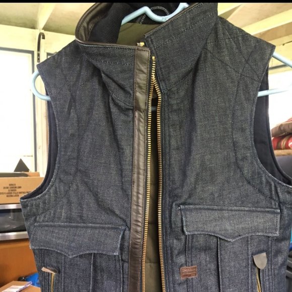 G-STAR RAW Oregon Denim Vest Small - Picture 1 of 11